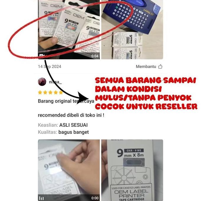 

OEM LABEL TAPE 12MM BLACK INK YELLOW (OXR-12YW) FOR USE CASIO PRINTER murah