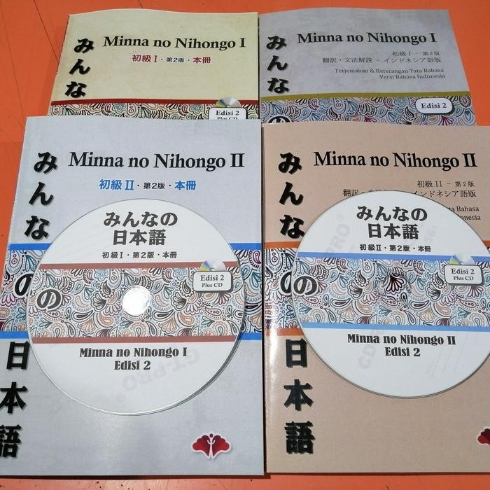 Kp Minna No Nihongo 1 Set 4 Buku + Cd