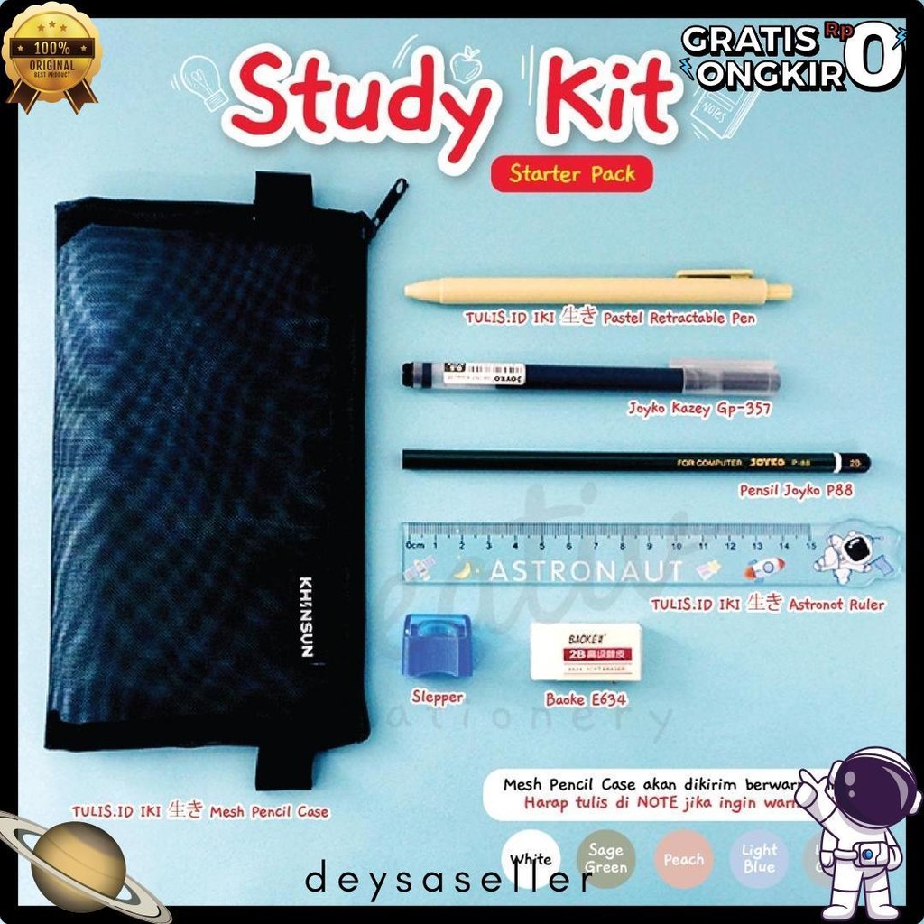 

Creativ Study Essentials Kit Paket Sekolah Hemat Murah Lengkap Set Atk Terlaris! Produk Ini Banyak Dicari