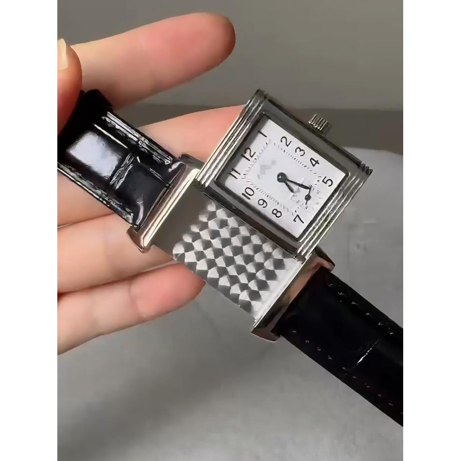 Wl Akh Watch293 Jam Tangan Mewah Wanita Pria Unisex Ladies Jlc Reverso Tribute Duoface Small Seconds