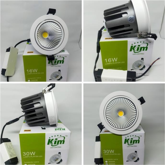 Downlight COB Spotlight LED Ceiling Light 6w 16w 30w 40w Adjustable