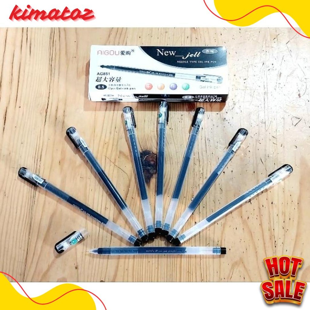

Bolpen Aigou New Gell Xui Zua Ada Gambar Aple 0.4 Mm / Isi 12 Pcs Terlaris! Produk Ini Banyak Dicari