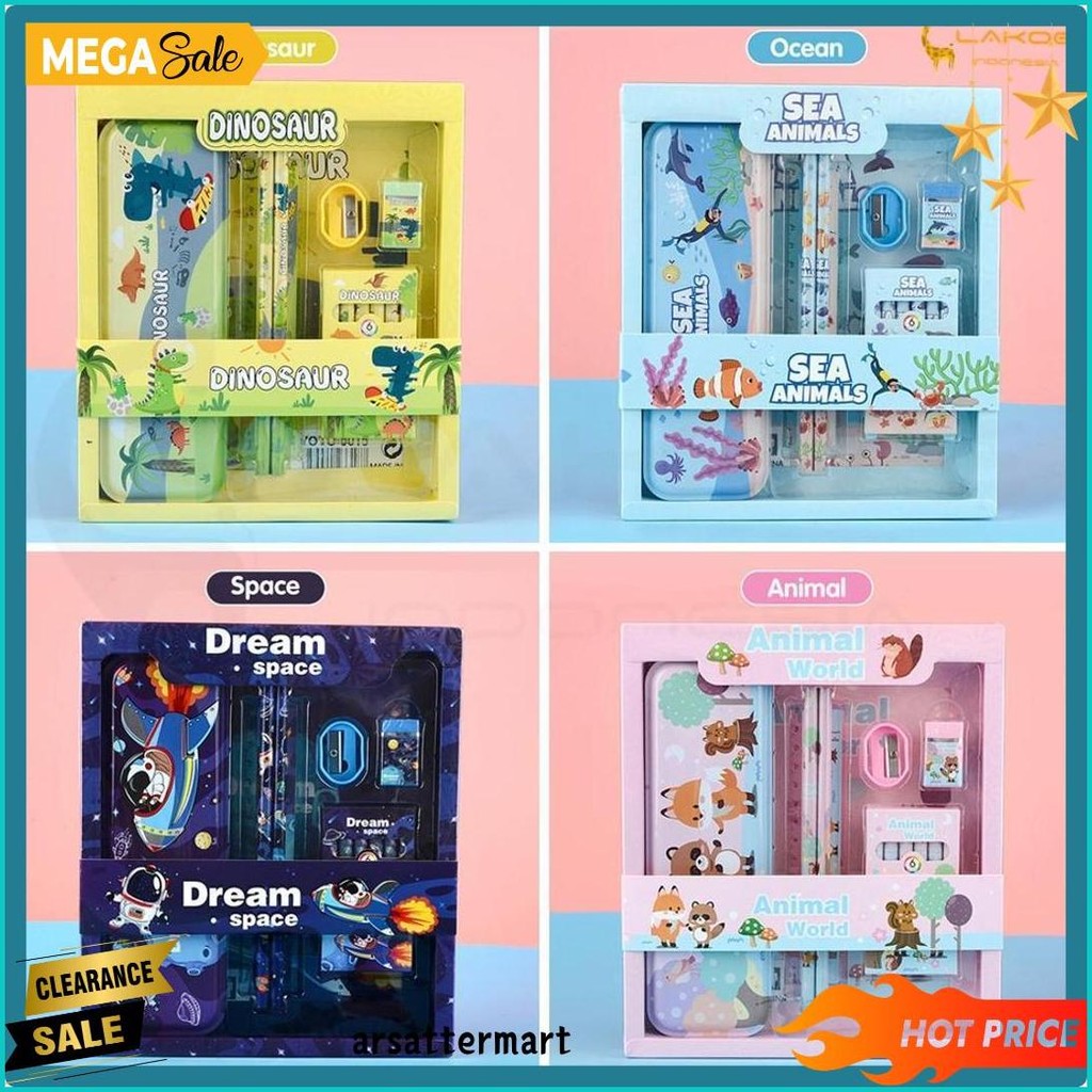 

Lakoe Kotak Pensil Anak Set Stationery/Alat Tulis Kotak Pensil Karakter/Alat Tulis Set Lengkap Flash Sale! Diskon Hingga 70%