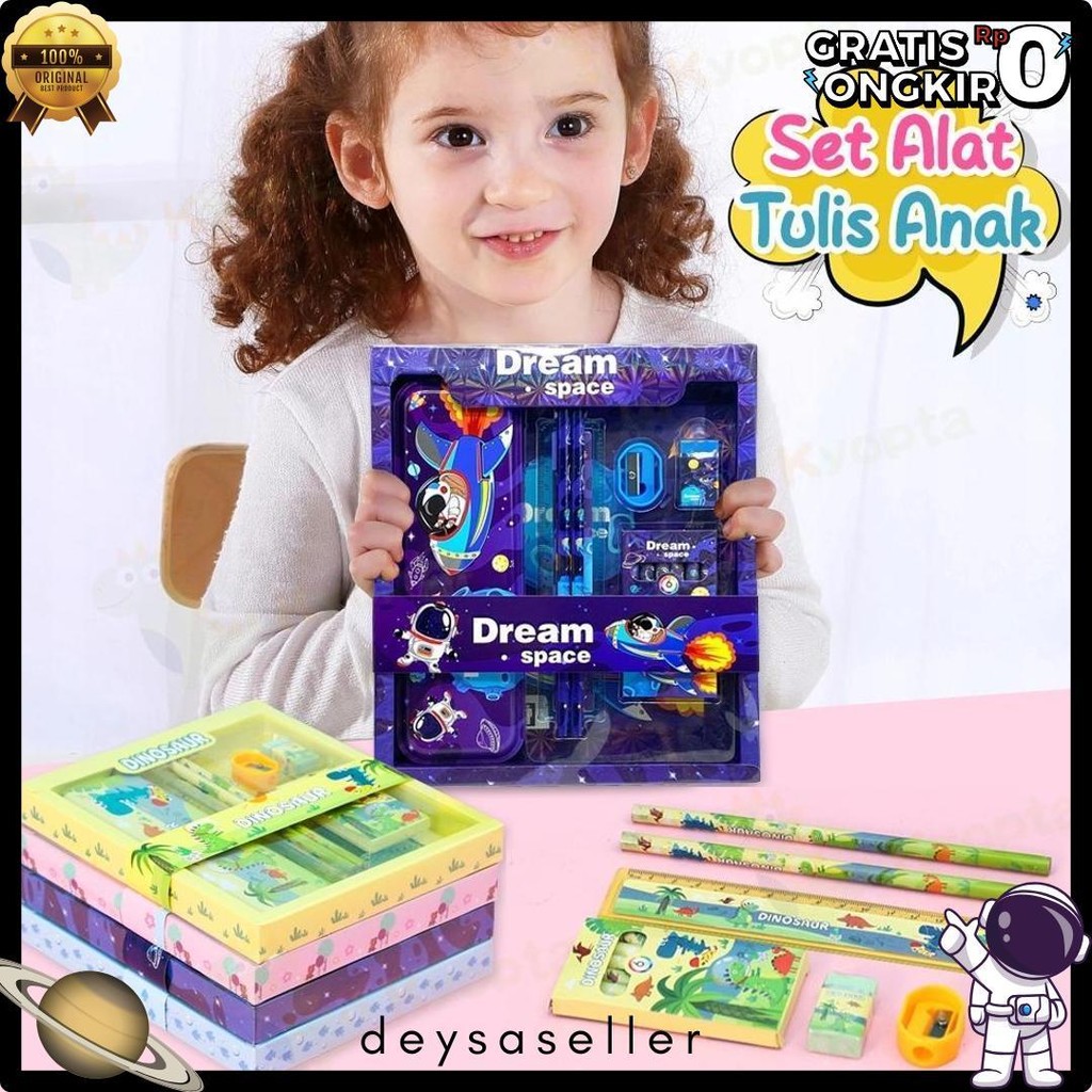 

Kyopta Kotak Pensil Anak Set Stationery Untuk Hadiah Anak Sekolah Kotak Pensil Anak Karakter Alat Tulis Lengkap Diskon Setengah Harga