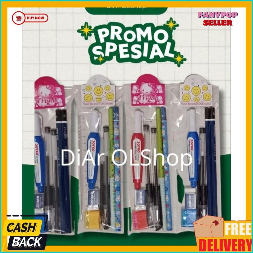 

Paket Alat Tulis Sekolah Ekonomis Lengkap Murah Diskon
