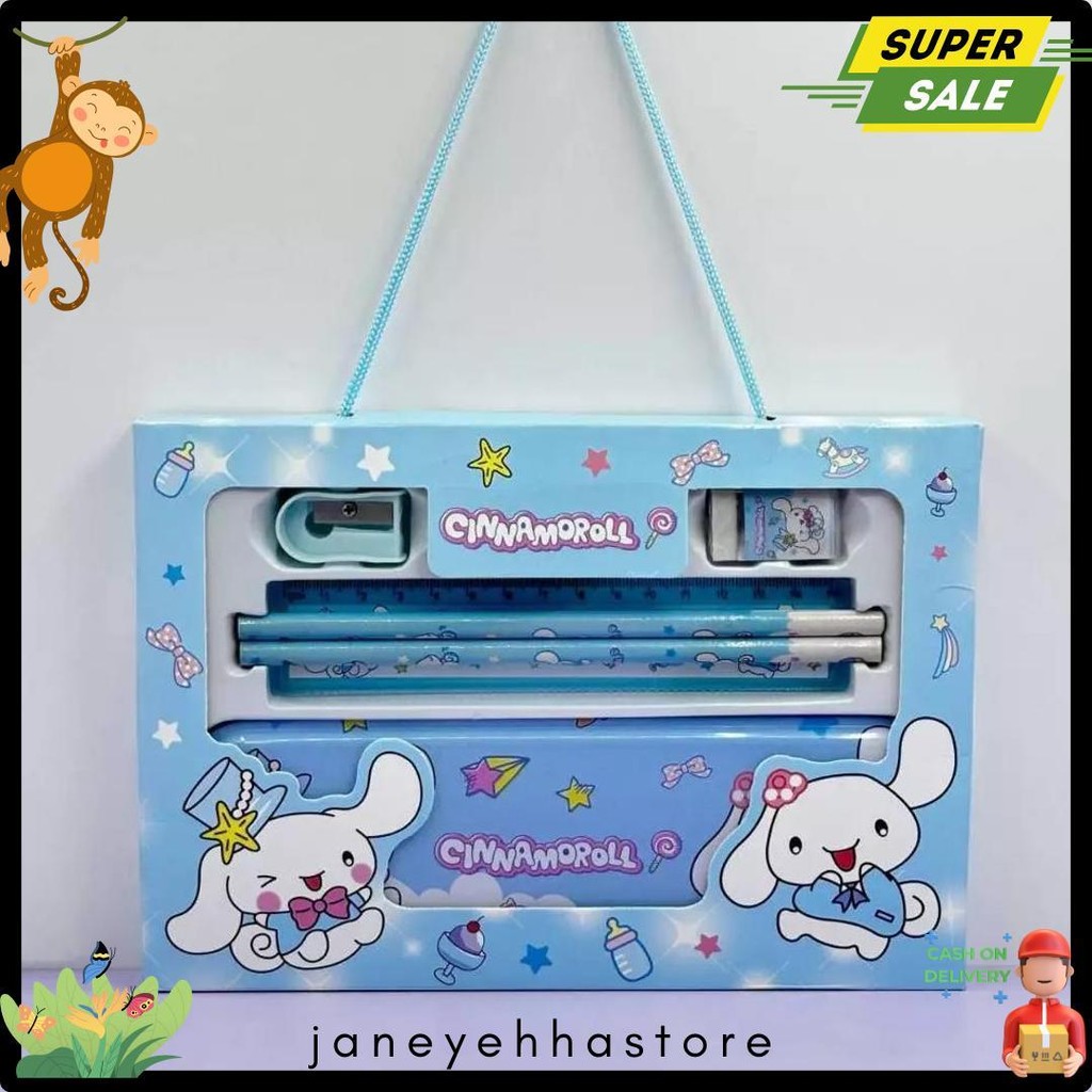 

Shenar Alat Tulis Anak / Set Perlengkapan Alat Tulis Anak / Aika & Helena Stationery Set Diskon Setengah Harga