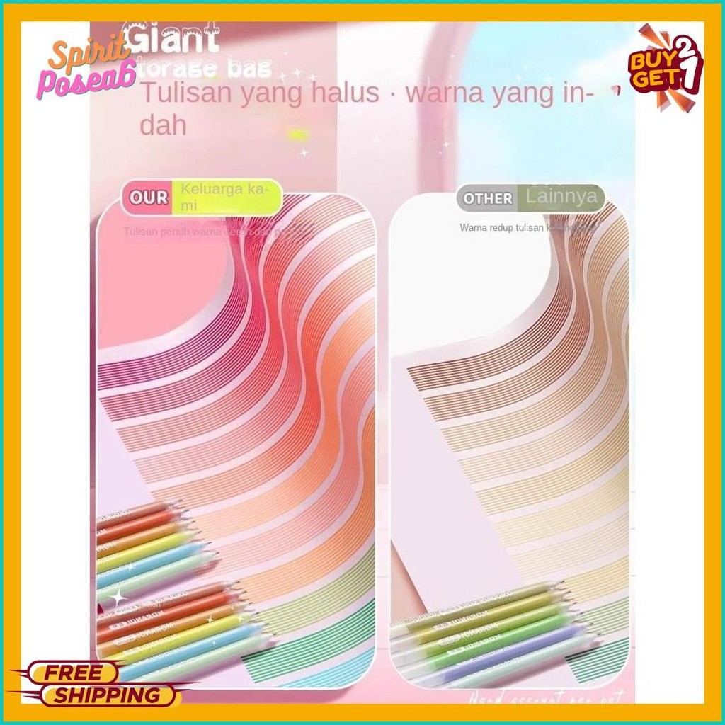 

Set Highlighters Warna Berisi 36 Warna Pena Netral Untuk Menggambar Catatan Khusus Flash Sale! Diskon Hingga 70%