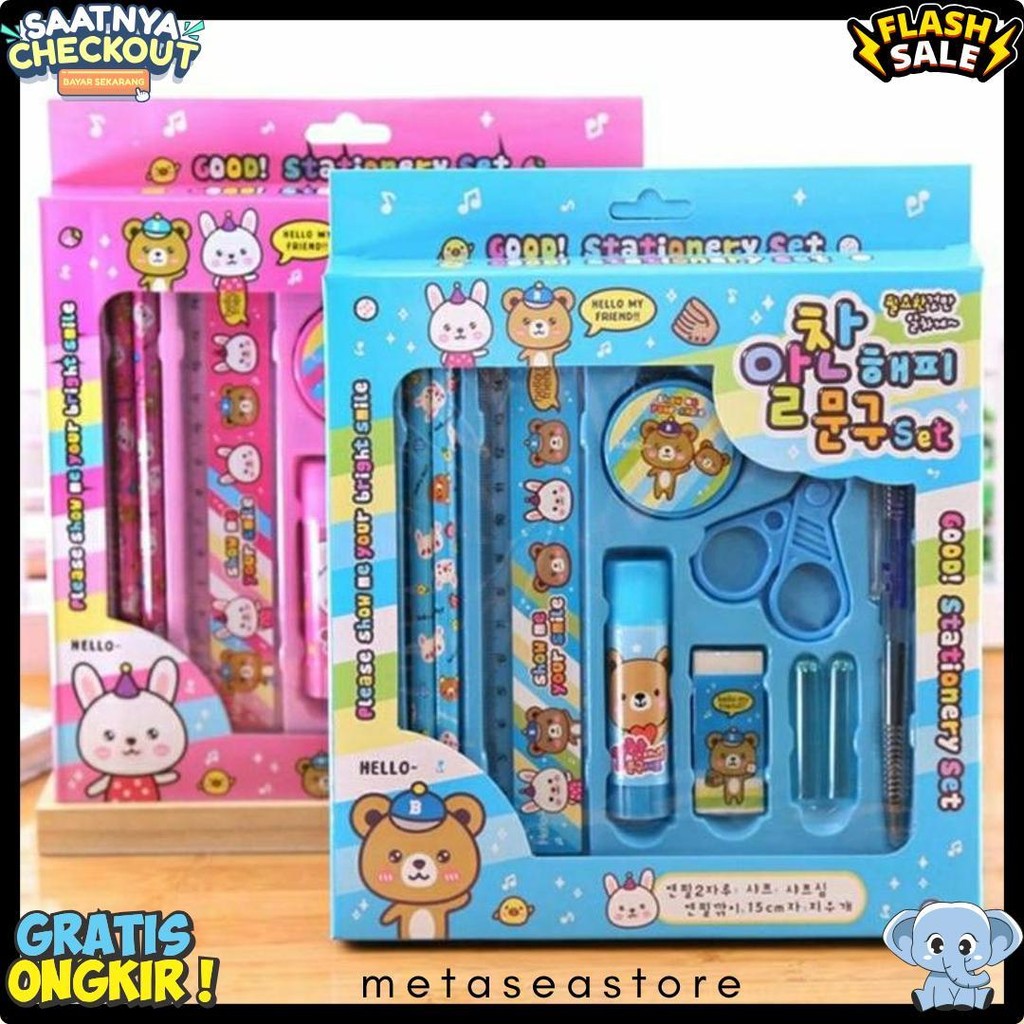 

Alat Tulis Sekolah Anak 10 In 1 Set Karakter Lengkap / Paket Alat Tulis Anak Sekolah Flash Sale! Diskon Hingga 70%