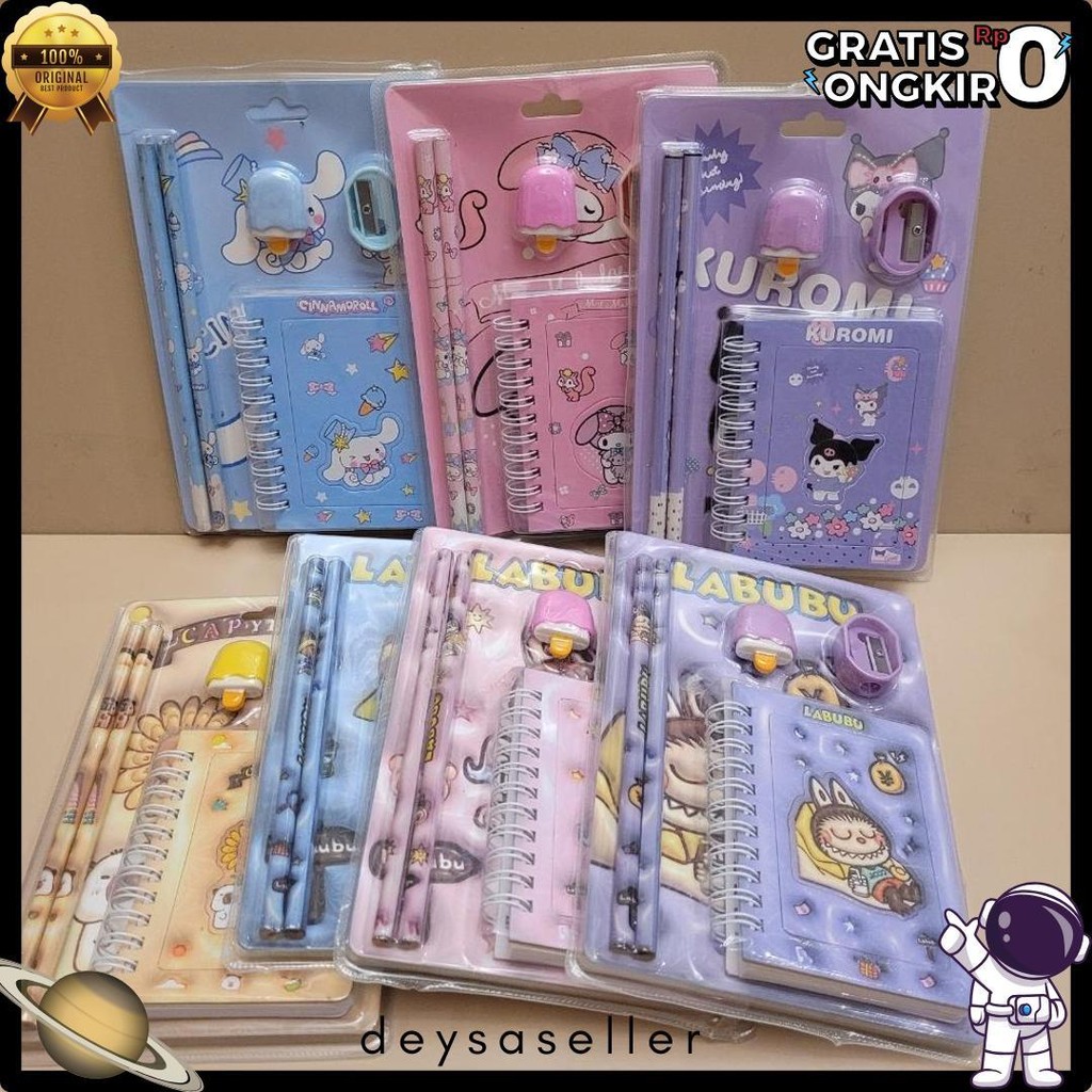 

Study Set Pensil Alat Tulis Set Kotak Pensil Karakter Murah Lucu 0007/8015/0063/0076/0077/0078 Diskon Setengah Harga