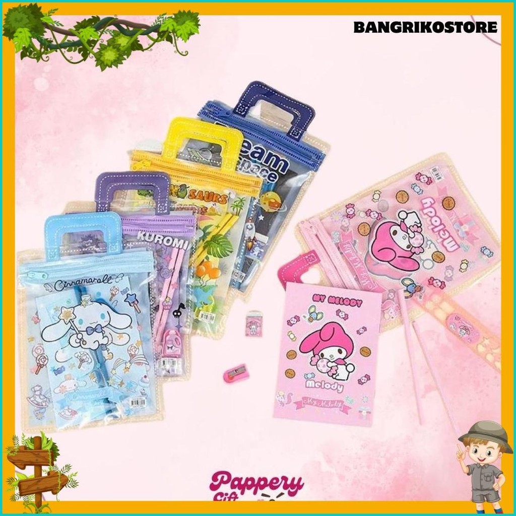 

Alat Tulis Satu Set 6 In 1 Stationary Sekolah Karakter Kartun Murah Lucu Pouch Hadiah Anak - Se0351 Diskon