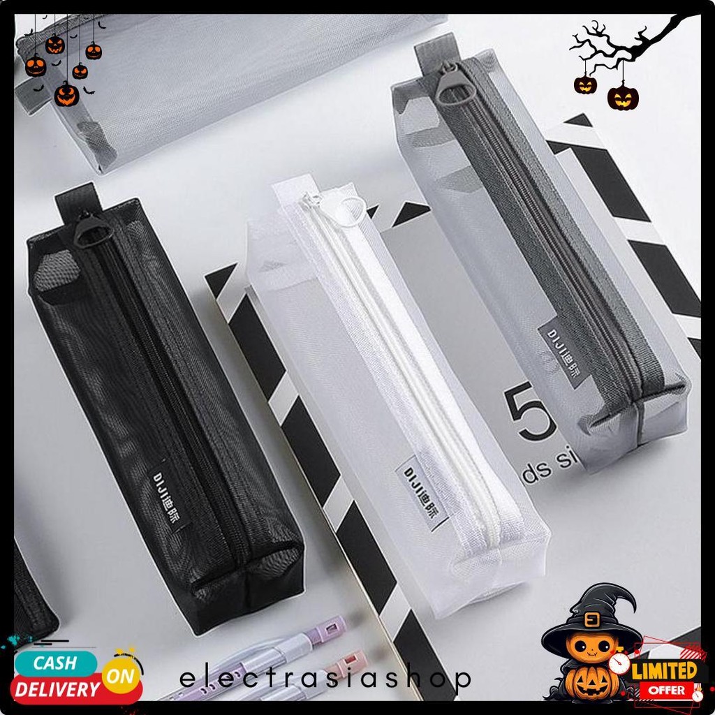 

Kotak Pensil Transparan Jaring Nilon Multifungsi Terlengkap Dan Termurah