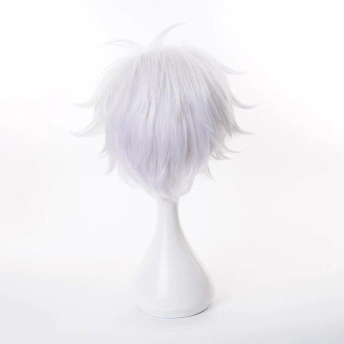 BARU  Wig Gojo Satoru Rambut Palsu Pria Putih Rambut Palsu Cowok Keren Rambut Palsu Anime Rambut Pal
