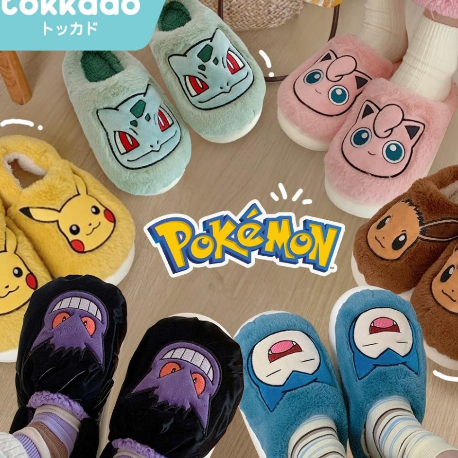 Tokkado Pokemon Sandal Rumah Empuk Tebal Lucu