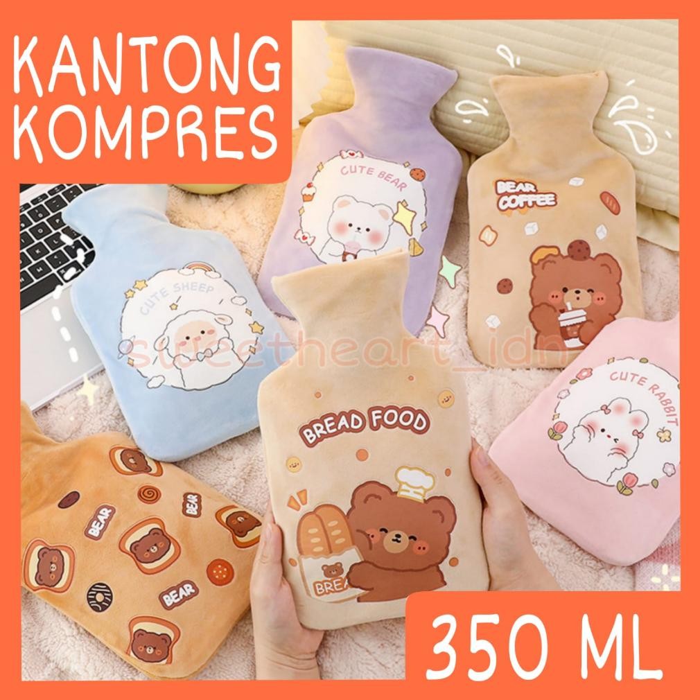 PREMIUM Kantong Kompres Air Panas Pereda Nyeri Perut / Kompres Air Panas / Kantong Kompres air panas