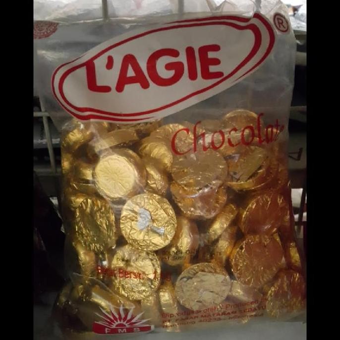 

Coklat Lagie Coin 1 Kg - Cokelat Koin Kiloan L'agie Termurah