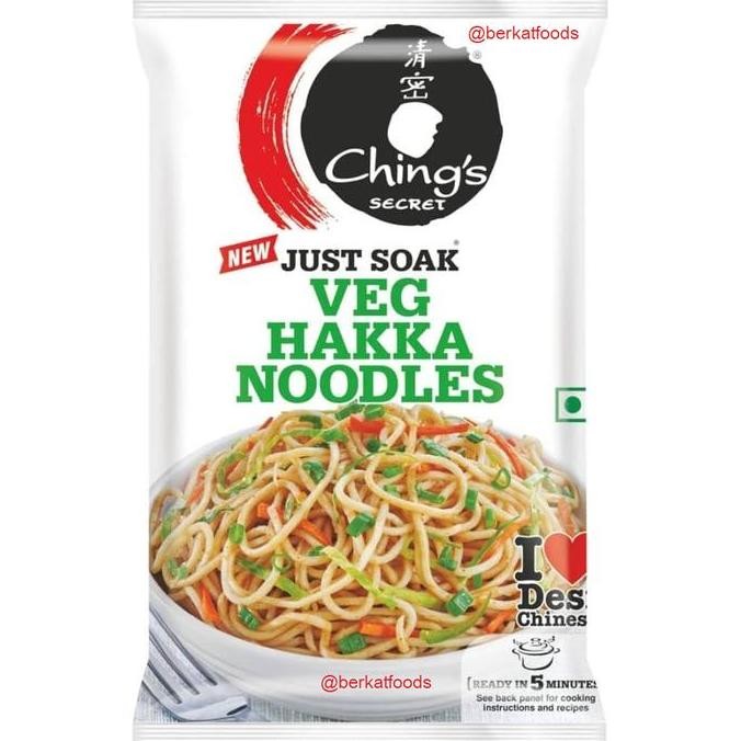 

_^_^_^] Veg Hakka Noodles Ching's Secret / Mie Goreng India Chinese Vegetarian