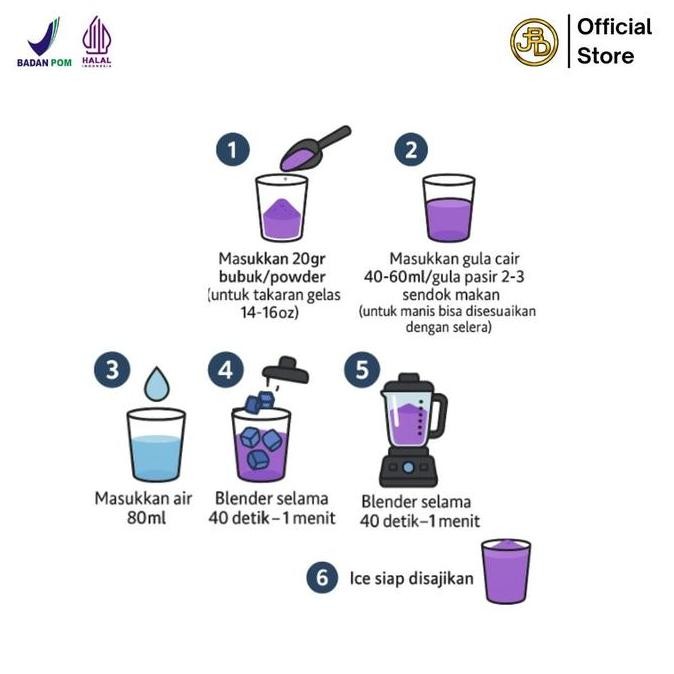 

Bubuk Minuman Premium Rasa Choco Caramel 1kg - Jakarta Bubble Drink Powder Termurah