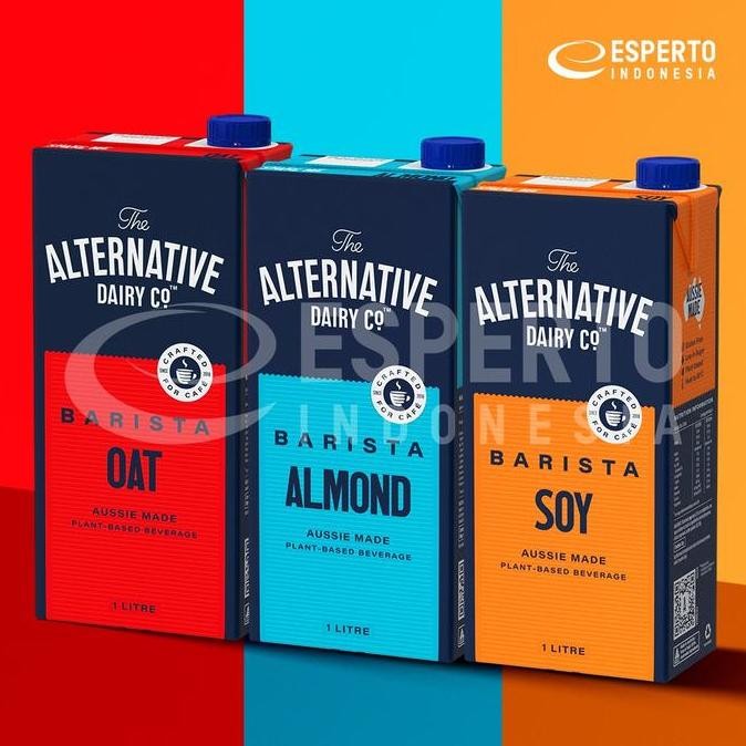 

THE ALTERNATIVE DAIRY CO Susu Oat, Soy, Almond 1L - Susu Nabati Premium Termurah
