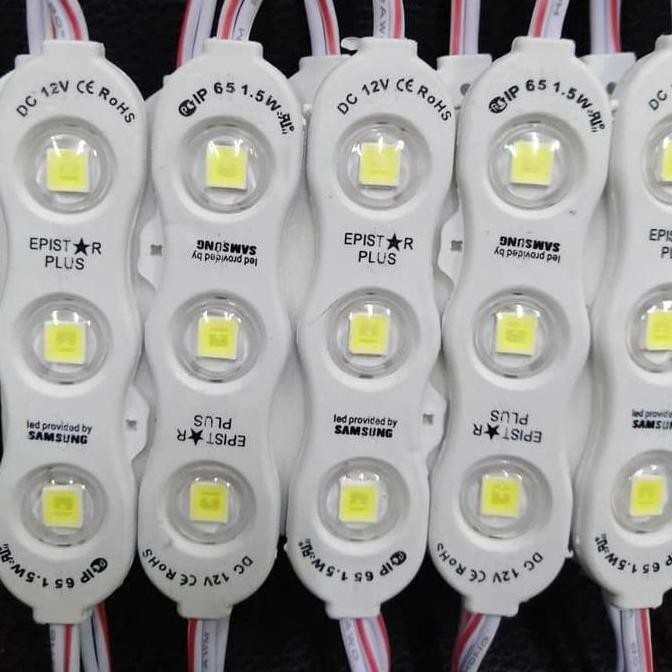 Sale Led Module Samsung 3 Mata Besar Putih 12V Lampu Led Strip Panel Tv