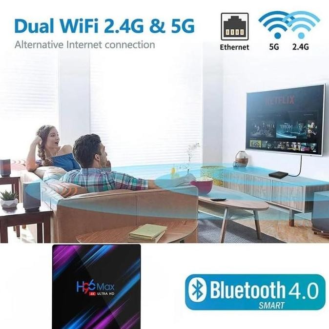 Stk Android Tv Box H96 Max Android 11 Ram 2 Gb Rom 16 Gb / 4 Gb Rom 32 Gb / Ram 4 Rom 64 Gb