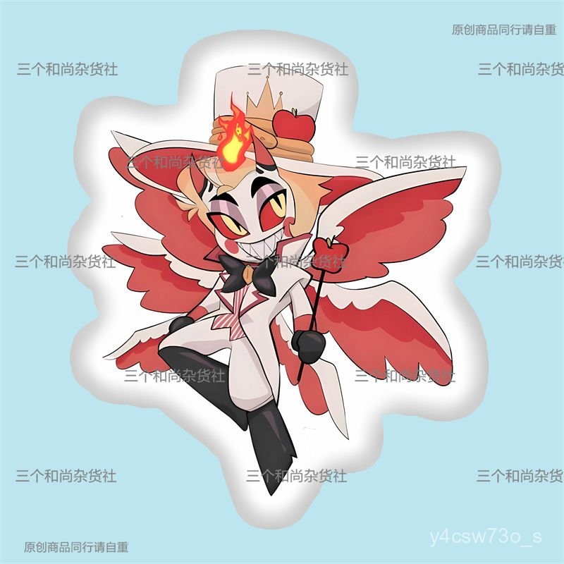 Original Hell Inn Alastor Angel Adam Lucifer Angel Doll Pillow Plush Toy Stuffed Animal Qxvw