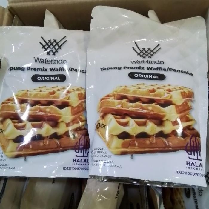 

Wafelindo Tepung Premix Waffle Pancake 300Gr