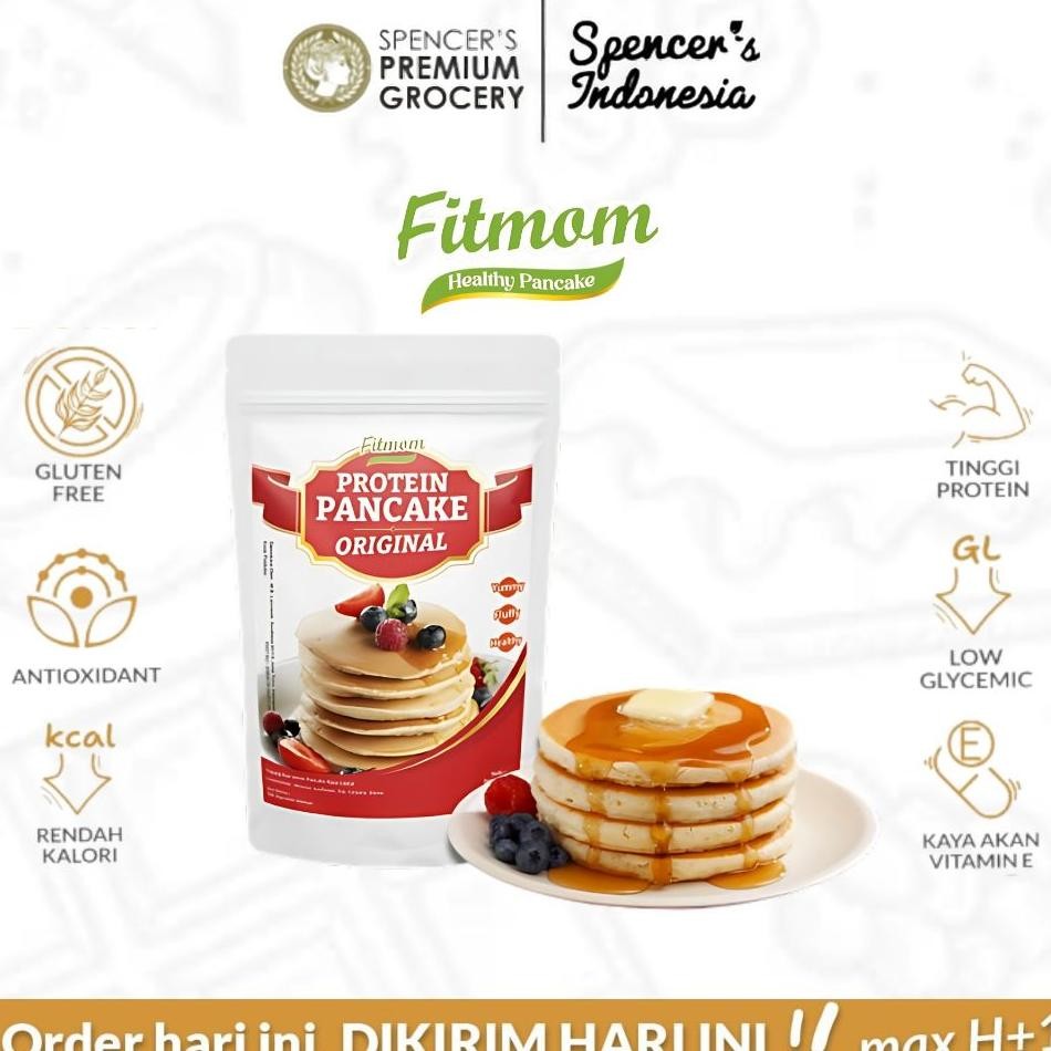

Spencers Fitmom Protein Pancake 220Gr Tepung Pancake N Gluten Free