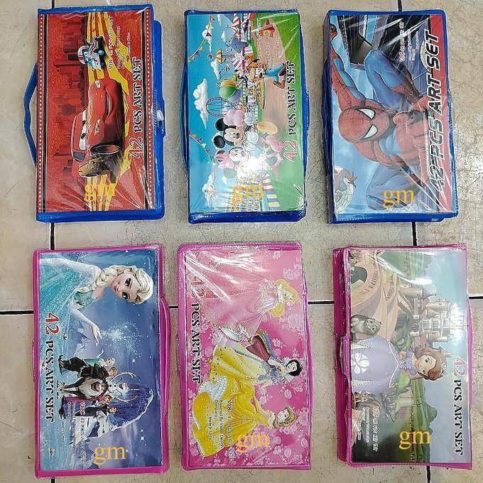 

ART SET 42 PENSIL warna Crayon Anak Art Set Alat Lukis