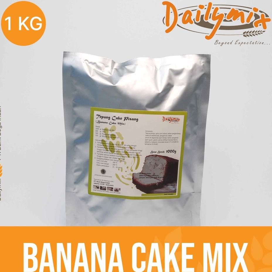 

Dailymix Tepung Premix Banana Cake Tepung Kue Pisang Nt