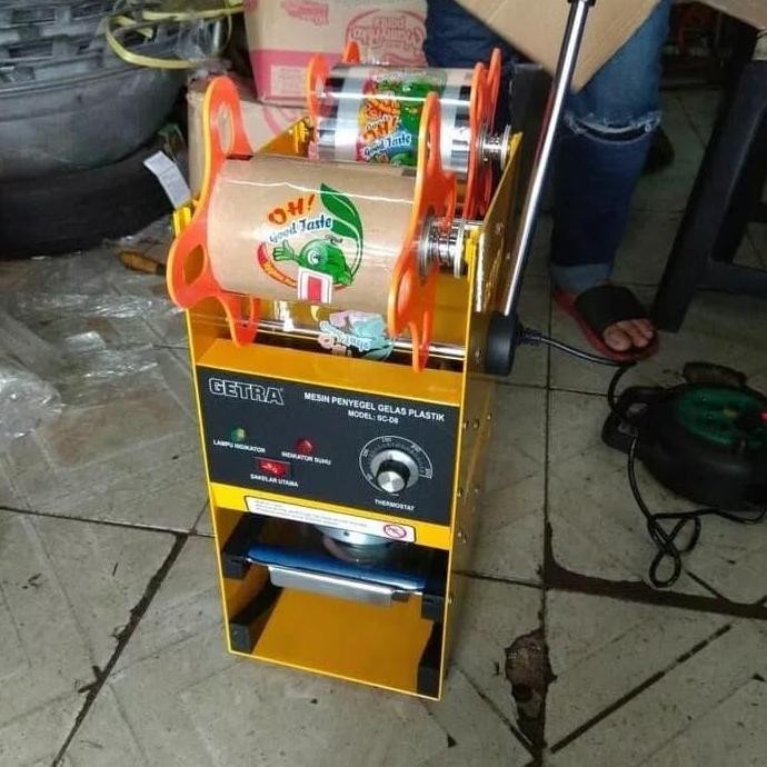 Alat pres gelas minuman/cup sealer getra