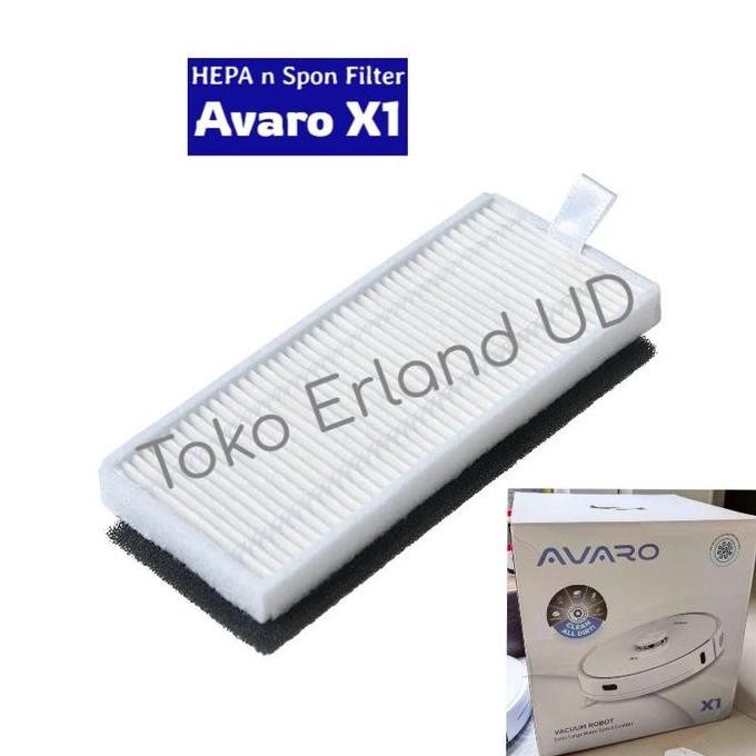 Hepa Filter Avaro X1 Aksesoris Spon Robot Vacuum Cleaner TERBARU