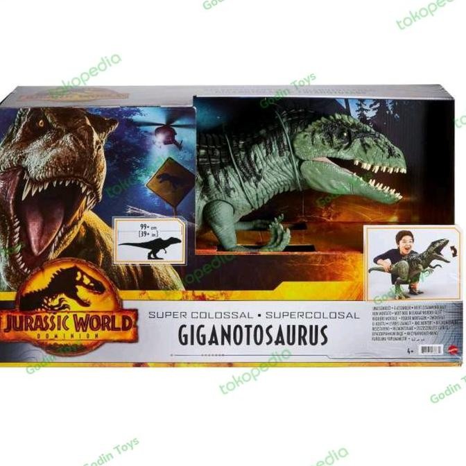 Jurassic World Dominion Giganotosaurus Super Colossal Mattel