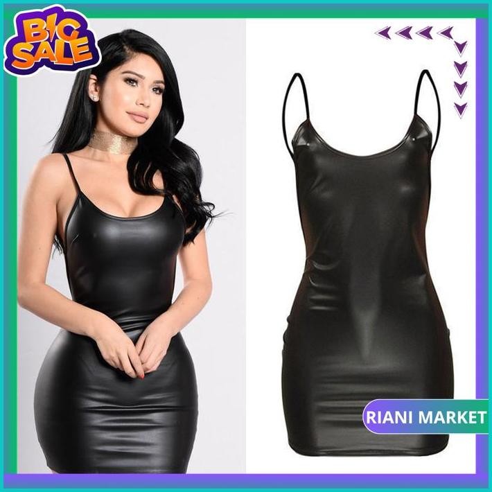 LINGEIRE SEKSI KULIT BACKLESS MINI DRESS CLUBBING MODEL EROPA AMERIKA BY RIANI MARKET