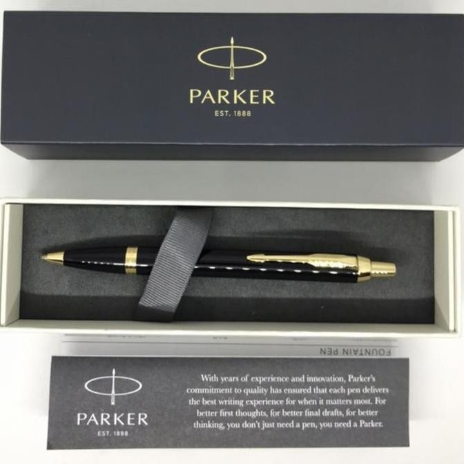 

tersedia pulpen parker im black gold/silver - free grafir laser nama eksklusif