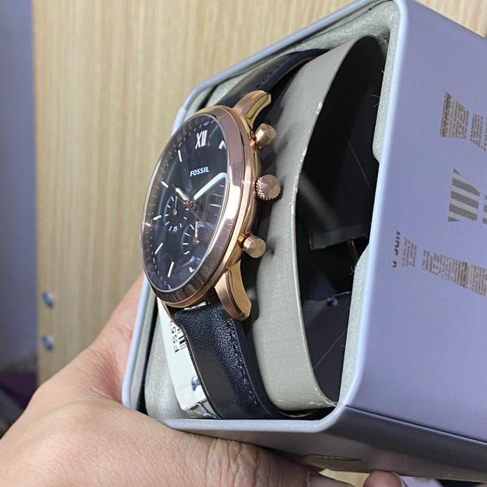 Jam F0Ssil Fs5381 Chronograph Men Black Dial Original