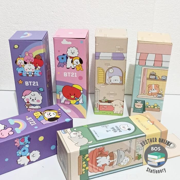 

Bos Kotak Pensil Karton Rak Berdiri Tingkat/Pencil Case/Pencil Box Stationery/Kotak Pensil Canggih/Kotak Pensil Aesthetic