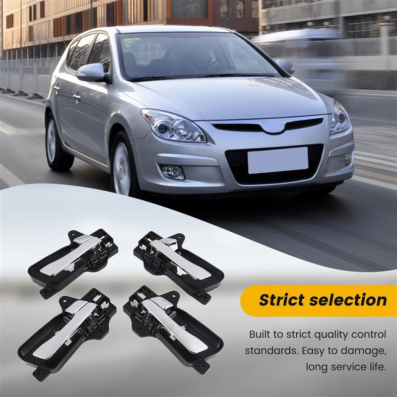 

4PCS Pegangan Pintu Dalam Mobil Untuk Hyundai I30 I30CW 2007-2011 826102L010 826202L010-T61C