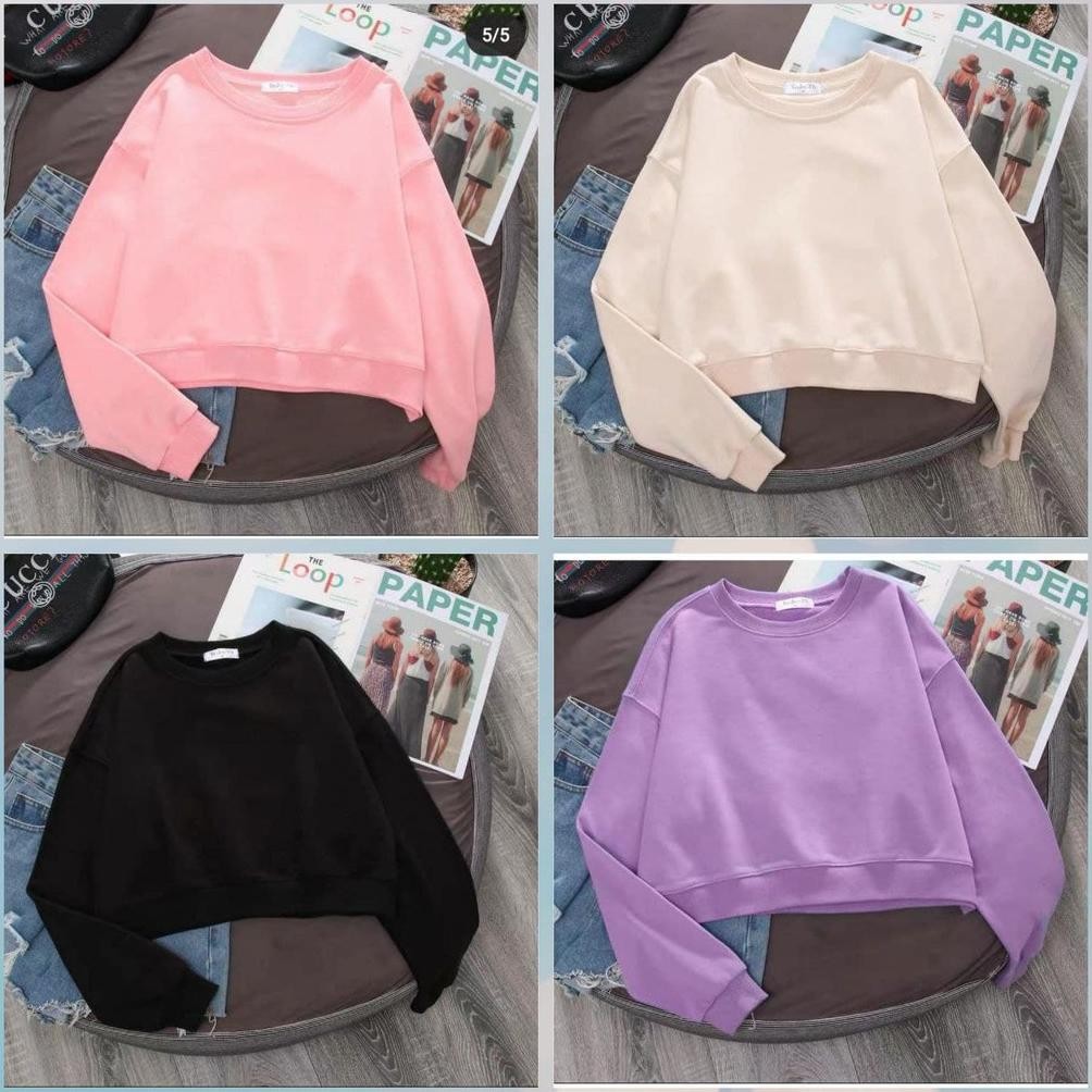 Update - JAYA.Co Sweater KOREA Oversize Crop Jumbo XXL (LD 120cm) .,