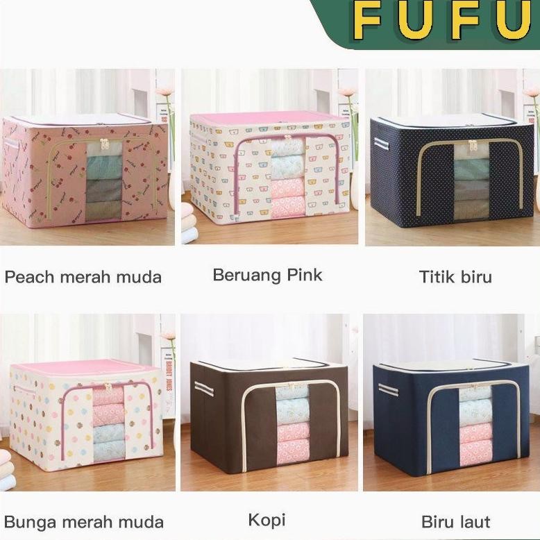 Hot - FUFU 72L lemari pakaian / box pakaian serbaguna / tempat penyimpanan baju/ tempat baju lipat /