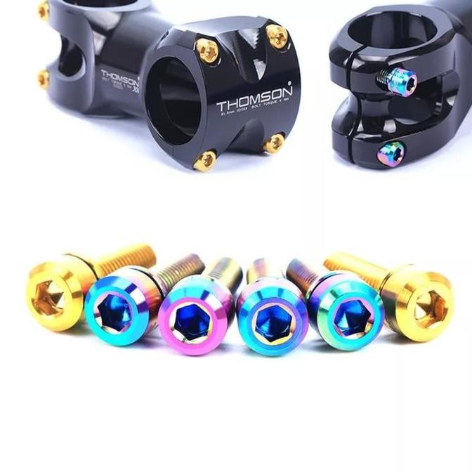 Baut Stem Titanium - Titanium Bolt Stem - Baut Stem Sepeda