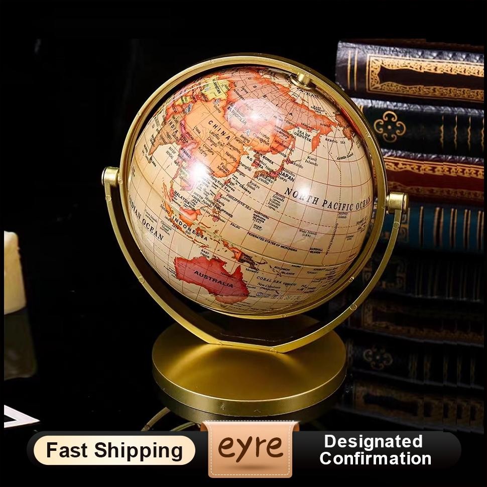 

Super Sale Fj-44 Eyre Jaminan Kualitas 16 Cm/14 Cm Emas Peta Dunia Dunia 360 Berputar Dengan Berdiri Sekolah Geografi Perlengkapan Pendidikan Anak-Anak Menjelajahi Rumah Kantor Dekorasigold World Globe Map 360 Rotating With Stand School Geography