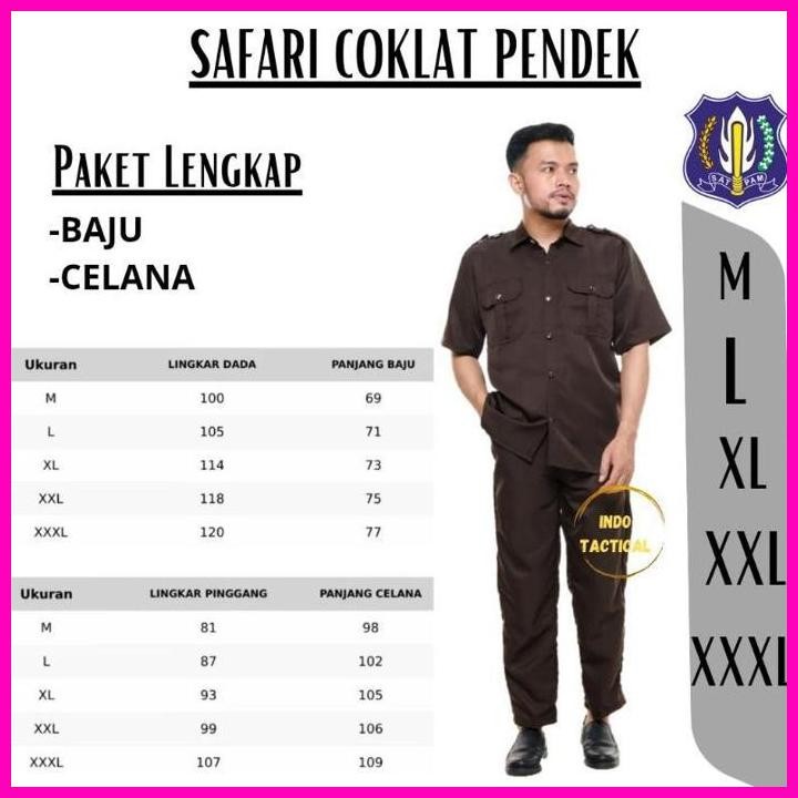 8.8 Safari Security Panjang Safari Coklat Panjang Safari Hitam Panjang Safari Navy Panjang Terbaru