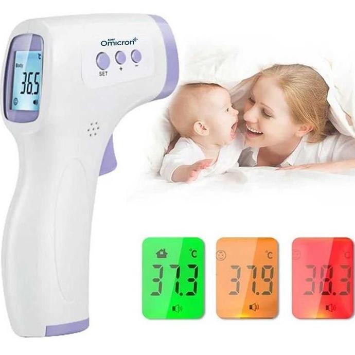 THERMOGUN THERMOMETER TEMBAK SUHU BADAN INFRARED INCLUDE BATERAI/THERMOMETER/TERMOMETER DIGITAL/TERM