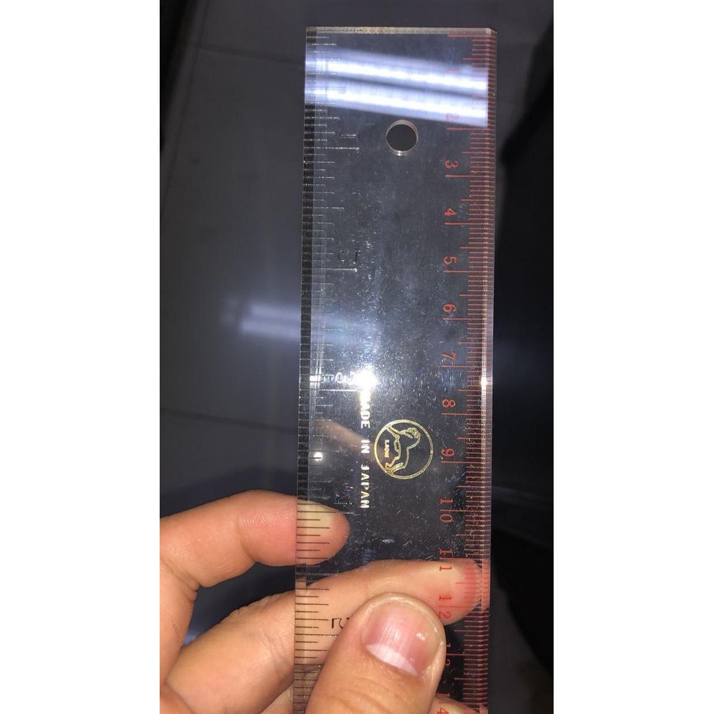 

_^_^_^] penggaris lion made in japan sangat presisi 45 cm last stock barang antik rotring killer