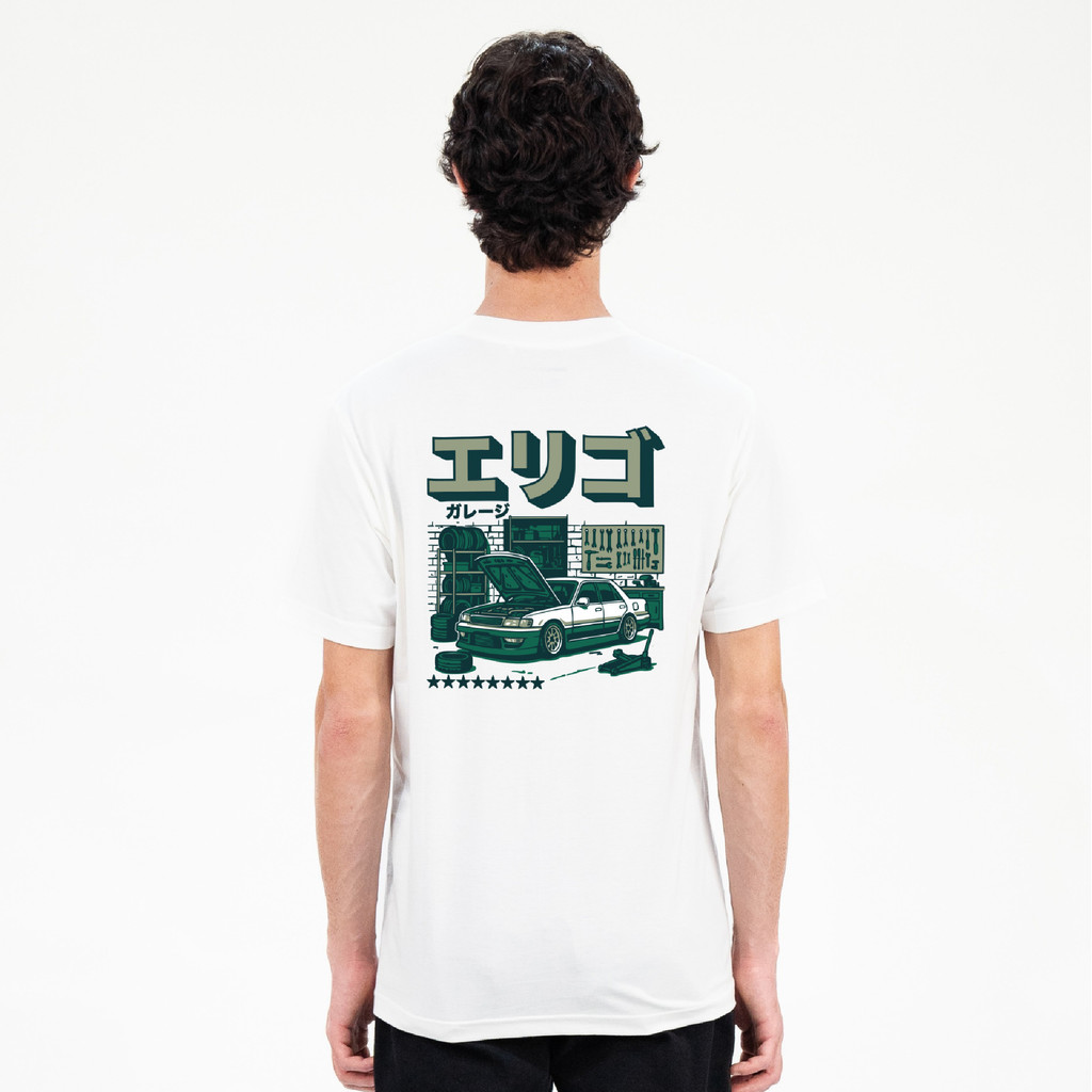 Erigo T-Shirt Grant White - Kaos Unisex