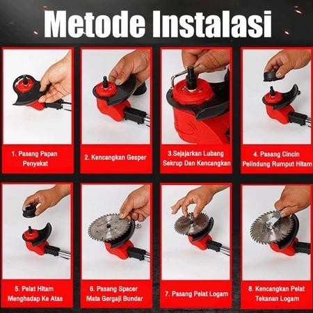 Reaim 188Vf/288Vf 120 Menit, Mesin Pemotong Rumput, Mesin Pemotong Rumput Tanpa Kabel, Mesin Pemoton