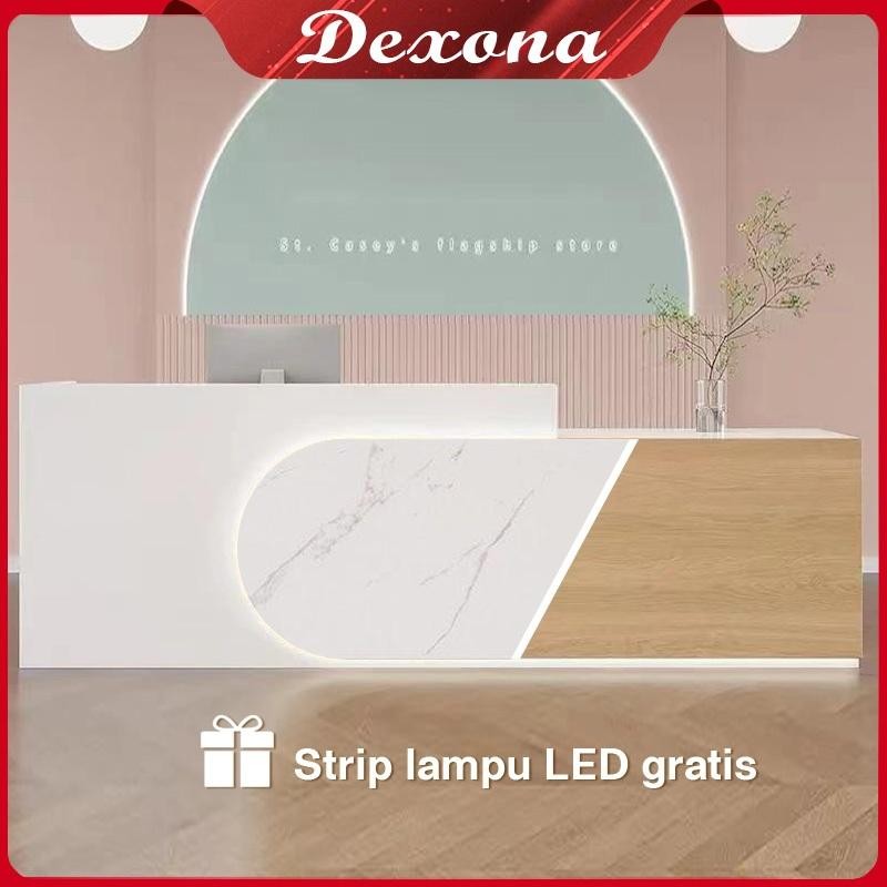 Garansi 3 Tahun&120-180Cmmeja Counter Menangkal Meja Kasir Meja Bar Salon Kecantikan Meja Resepsioni