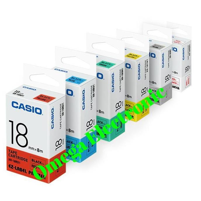 

PITA / EZ LABEL TAPE PRINTER CASIO 18MM ORIGINAL DAN TERPERCAYA
