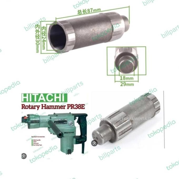 =+=+=+] striker PR 38 E piston tengah PR38E hitachi bor demoliton hammer
