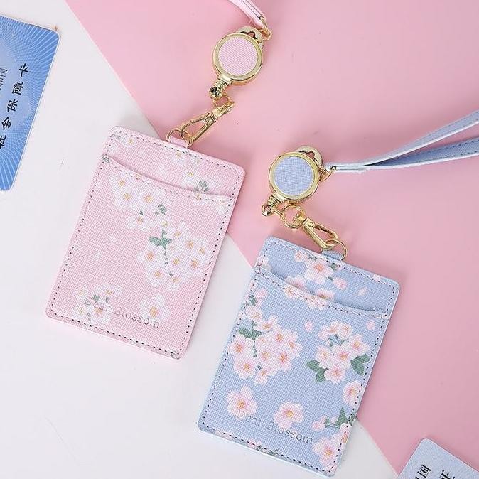 

Sale Name Tag Id Card Holder Flower Lanyard Bunga Lanyard Nametag Office Stuff